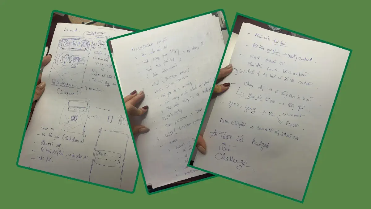 An image showing two papers detailing about product specifications